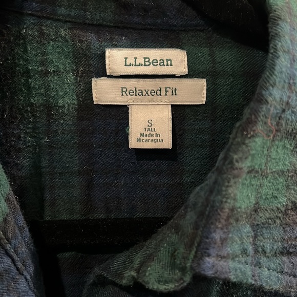 LL Bean Flannel Shirt - Picture 2 of 4